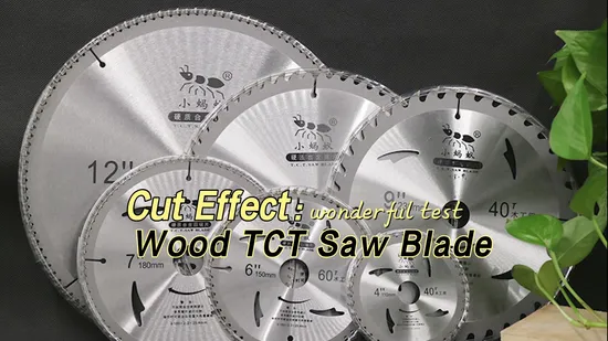 High Quality Tct Circular Saw Blade for Cutting Wood